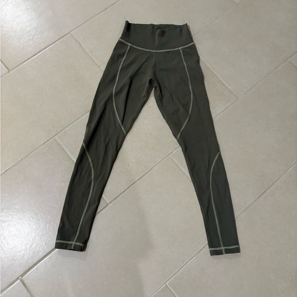 TNA Pants - Aritzia Tna TnaLIFE Atmosphere High-Rise Leggings - Olive Green - XS Athleisure